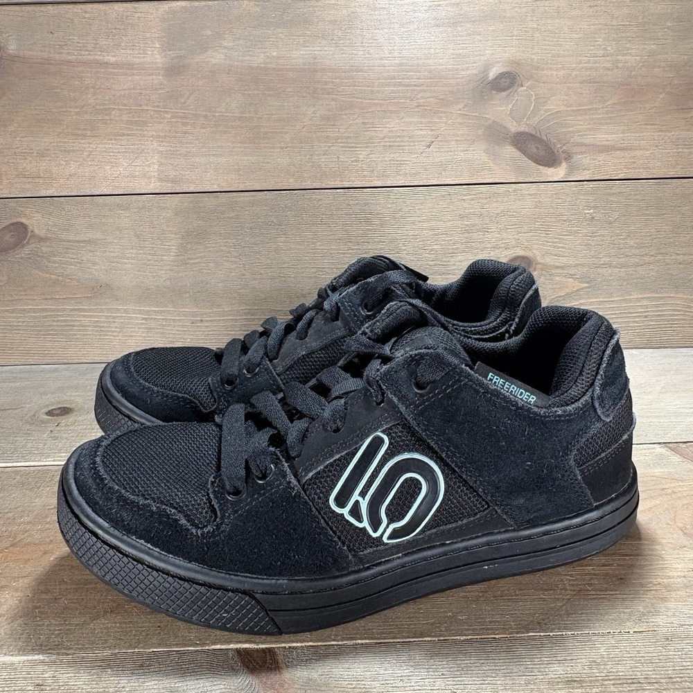 five ten freerider womens size 7 shoes black athletic mountain biking sneakers